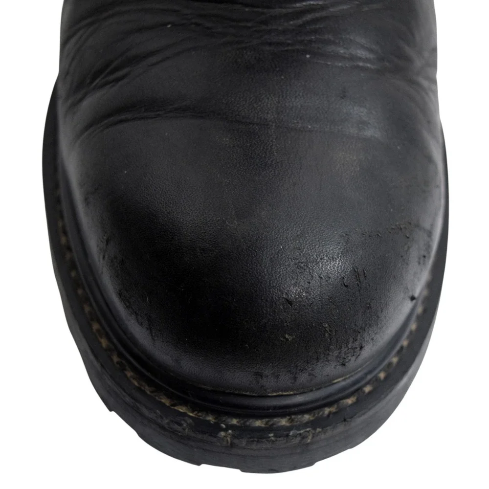 Harley-Davidson Faded Glory Mens 13 Black Leather Motorcycle Riding Boots 91003